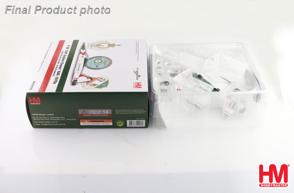 Northrop F-5E (IIAF Golden Crown 3-7099, IIAF 1970s (w/ decals for No1. to No.8 planes) Diecast 1:72 Scale Model - Hobby Master HA3397B