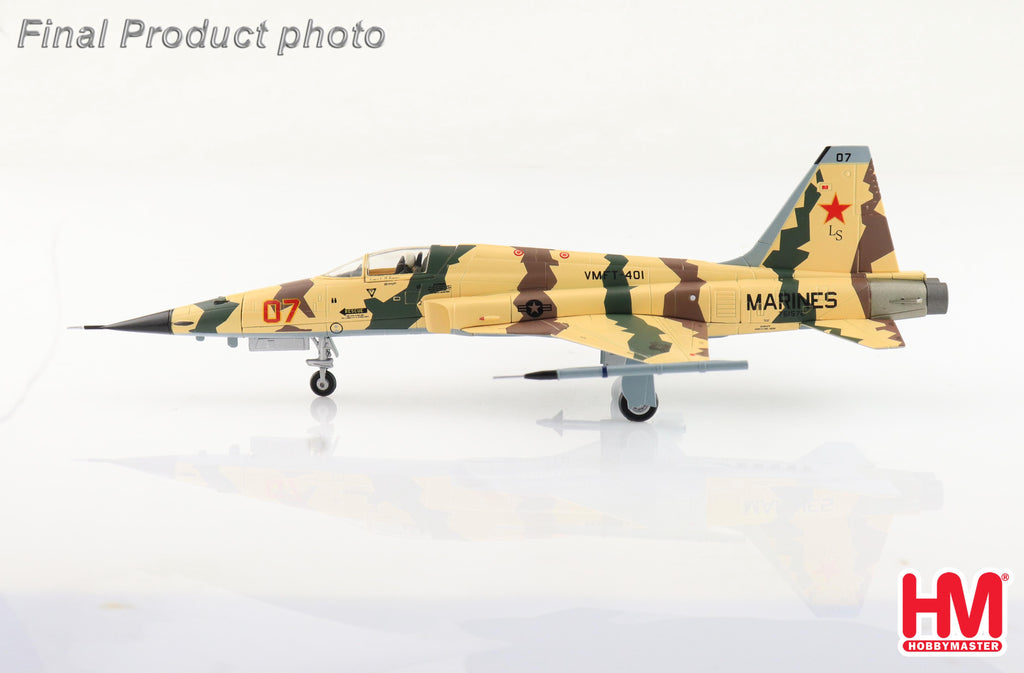 Northrop Grumman F-5N Tiger II 761572, VMFT-401 US Marines Yuma 2018 Diecast 1:72 Scale Model - Hobby Master HA3398