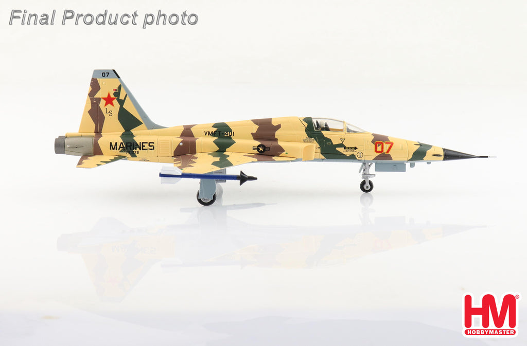Northrop Grumman F-5N Tiger II 761572, VMFT-401 US Marines Yuma 2018 Diecast 1:72 Scale Model - Hobby Master HA3398