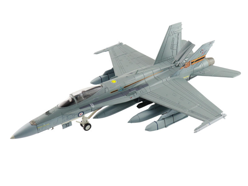 McDonnell Douglas F/A-18A Hornet (ARDU) A21-32 RAAF Diecast 1:72 Scale Model - Hobby Master HA3584