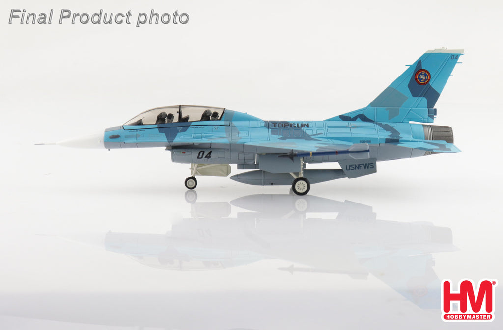 Lockheed Martin F-16B (Top Gun) 04 Centennial of Naval Aviation 2011 Diecast 1:72 Scale Model - Hobby Master HA38019