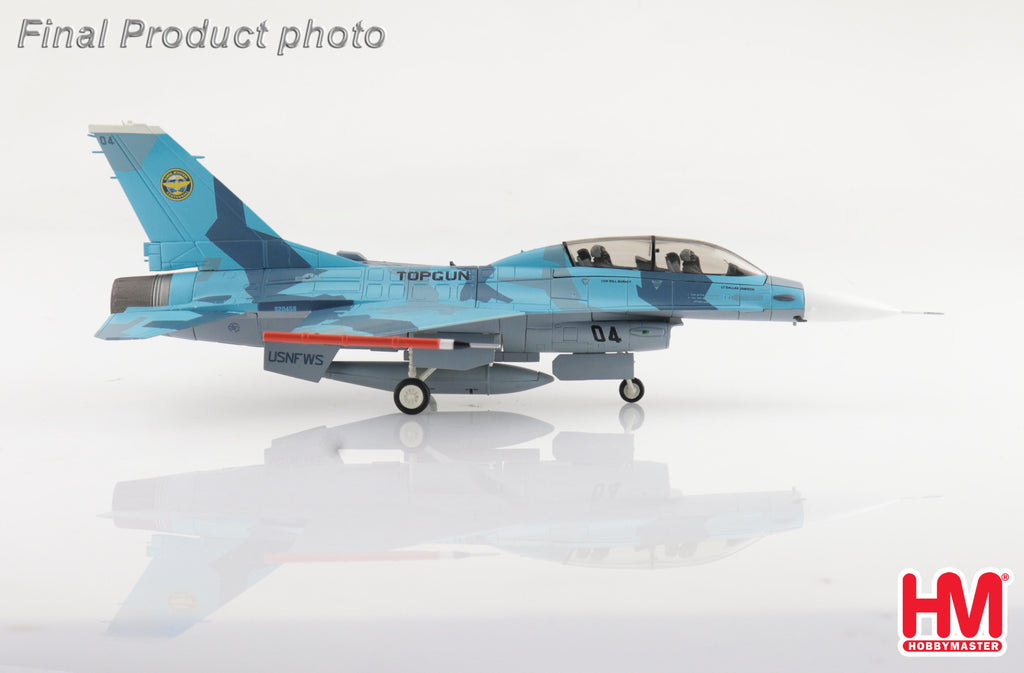 Lockheed Martin F-16B (Top Gun) 04 Centennial of Naval Aviation 2011 Diecast 1:72 Scale Model - Hobby Master HA38019