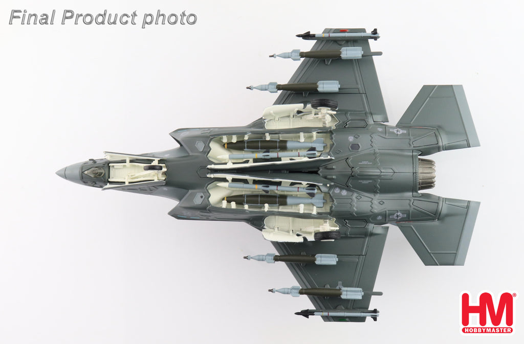 Lockheed Martin F-35A (Red Tail) 18-5420, 187 FW Alabama ANG Feb. 2024 Diecast 1:72 Scale Model - Hobby Master HA4440
