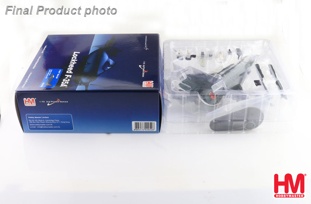 Lockheed Martin F-35A (Red Tail) 18-5420, 187 FW Alabama ANG Feb. 2024 Diecast 1:72 Scale Model - Hobby Master HA4440