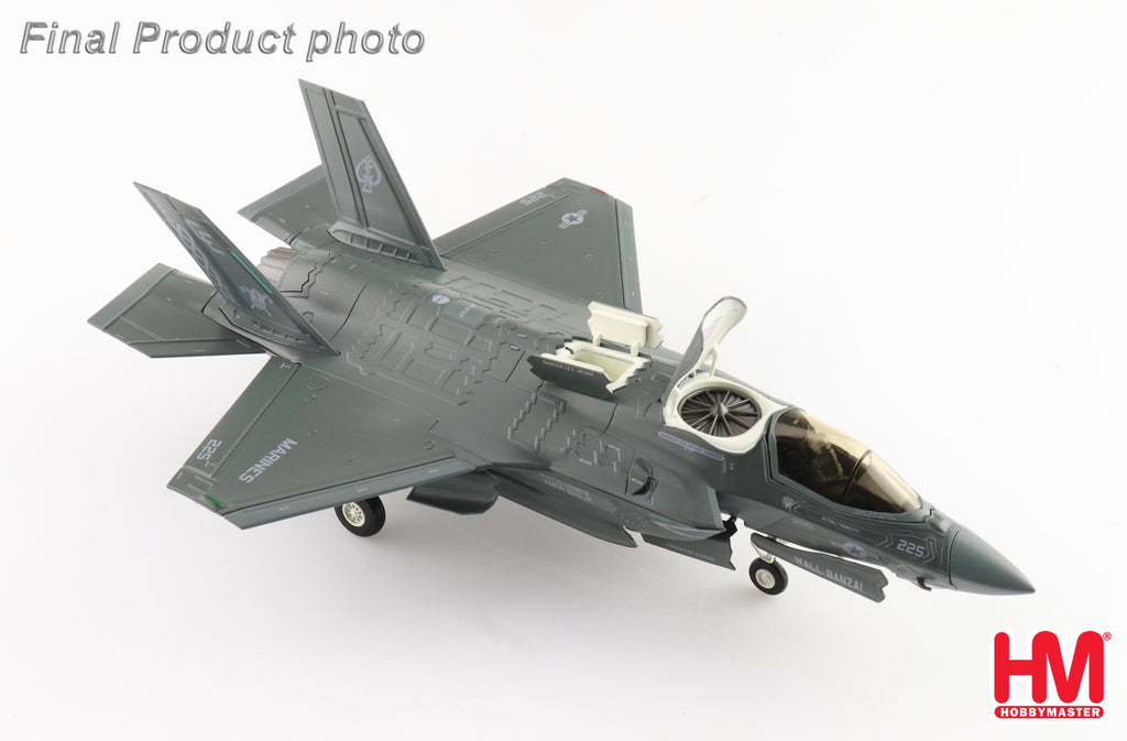 Lockheed Martin F-35B Lightning II 169920 VMFA-225 (Vikings) Yuma Marine Corps Air Station 2023 Diecast 1:72 Scale Model - Hobby Master HA4620