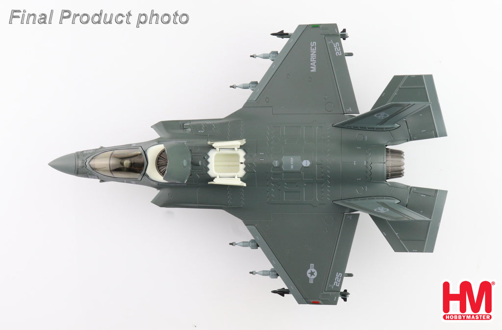 Lockheed Martin F-35B Lightning II 169920 VMFA-225 (Vikings) Yuma Marine Corps Air Station 2023 (Beast Mode) Diecast 1:72 Scale Model - Hobby Master HA4620B