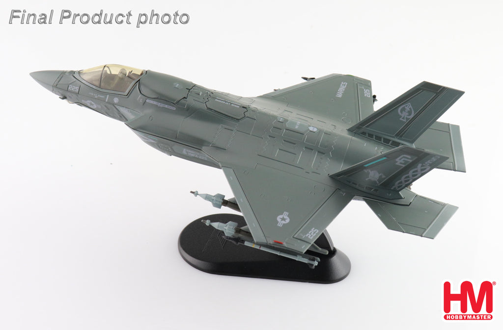 Lockheed Martin F-35B Lightning II 169920 VMFA-225 (Vikings) Yuma Marine Corps Air Station 2023 (Beast Mode) Diecast 1:72 Scale Model - Hobby Master HA4620B