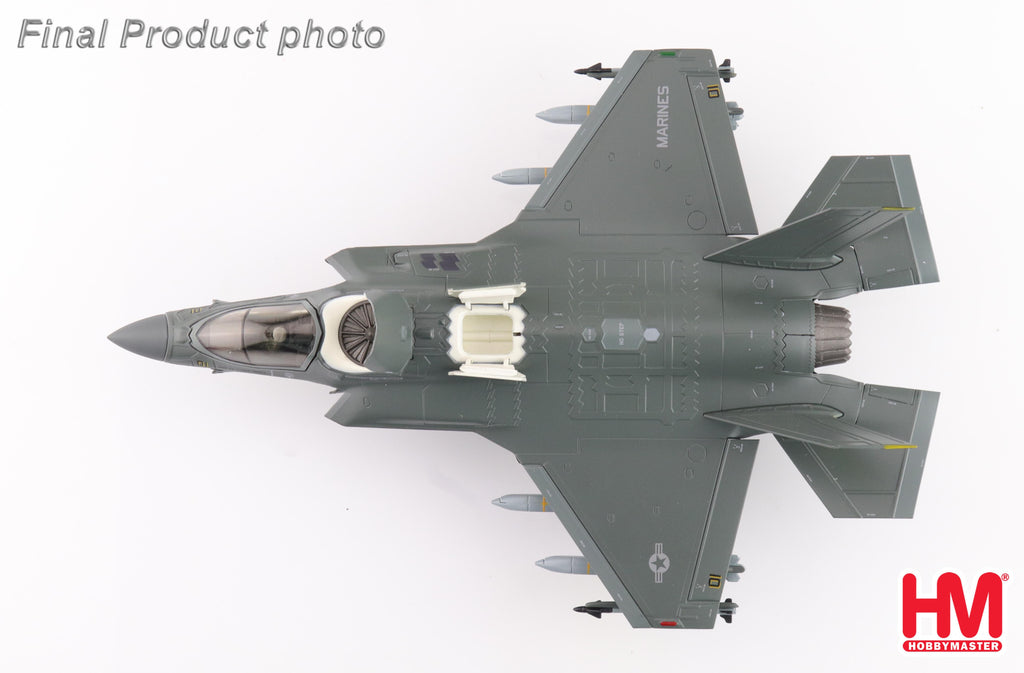 Lockheed Martin F-35B (Black Death) 170064 VMFA-542 (Tigers) MCAS Cherry Point 2023 (Beast Mode) Diecast 1:72 Scale Model - Hobby Master HA4622B