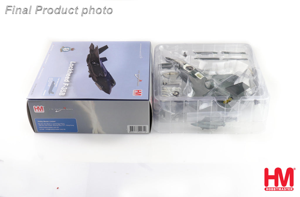 Lockheed Martin F-35B (Black Death) 170064 VMFA-542 (Tigers) MCAS Cherry Point 2023 (Beast Mode) Diecast 1:72 Scale Model - Hobby Master HA4622B