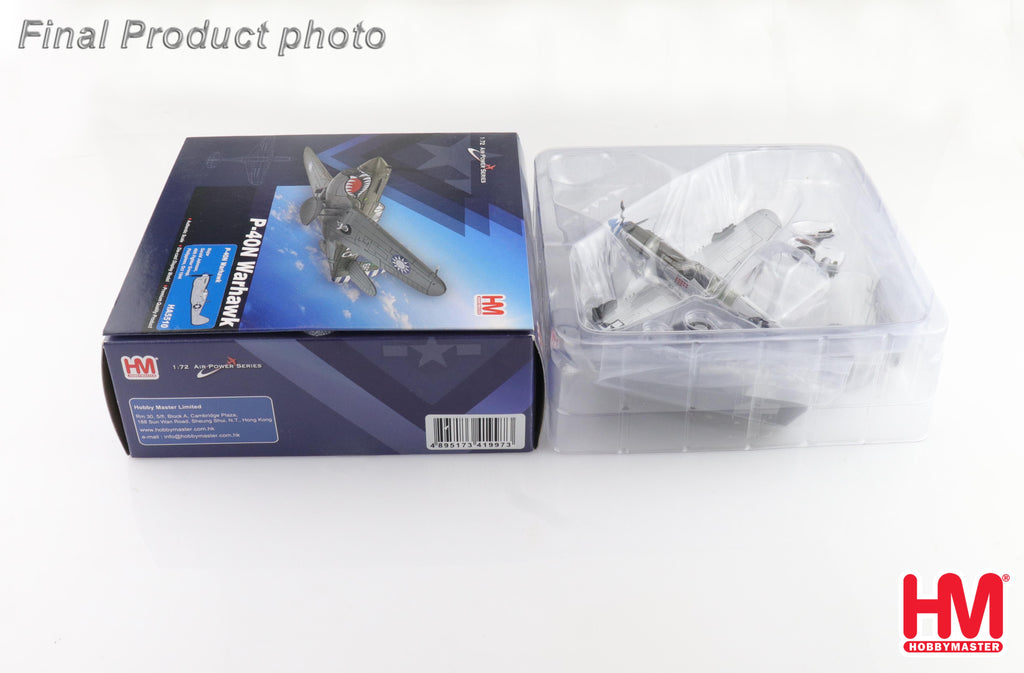 Curtiss-Wright P-40N Warhawk Major Gerald Johnson 49th Fighter Group, Philippines Oct 1944 Diecast 1:72 Scale Model - Hobby Master HA5510