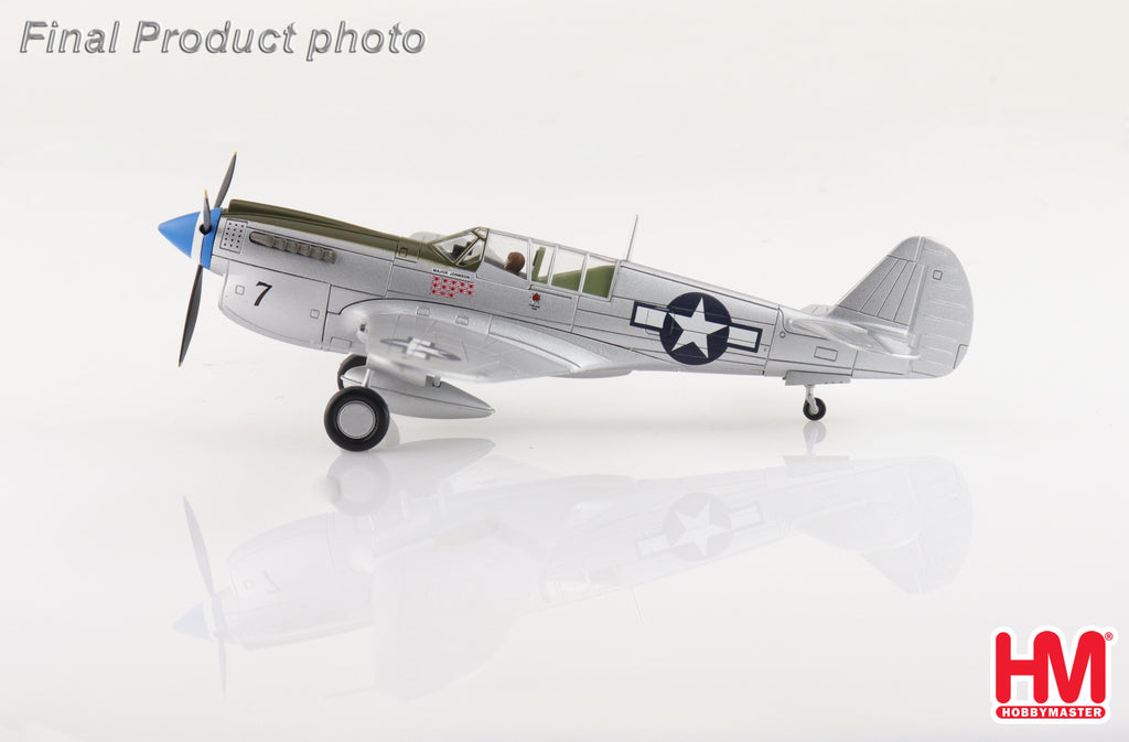 Curtiss-Wright P-40N Warhawk Major Gerald Johnson 49th Fighter Group, Philippines Oct 1944 Diecast 1:72 Scale Model - Hobby Master HA5510