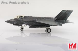 Lockheed Martin F-35C Black Chrome XE-105/168842 US Navy August 2022 Diecast 1:72 Scale Model - Hobby Master HA6212