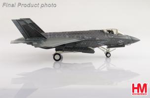 Lockheed Martin F-35C Black Chrome XE-105/168842 US Navy August 2022 Diecast 1:72 Scale Model - Hobby Master HA6212