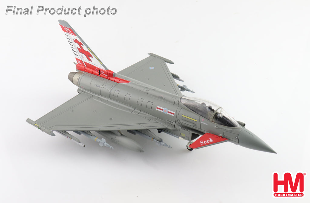 Eurofighter Typhoon ZK315, 41 Sqn. RAF Coningsby 2015 Diecast 1:72 Scale Model - Hobby Master HA6624