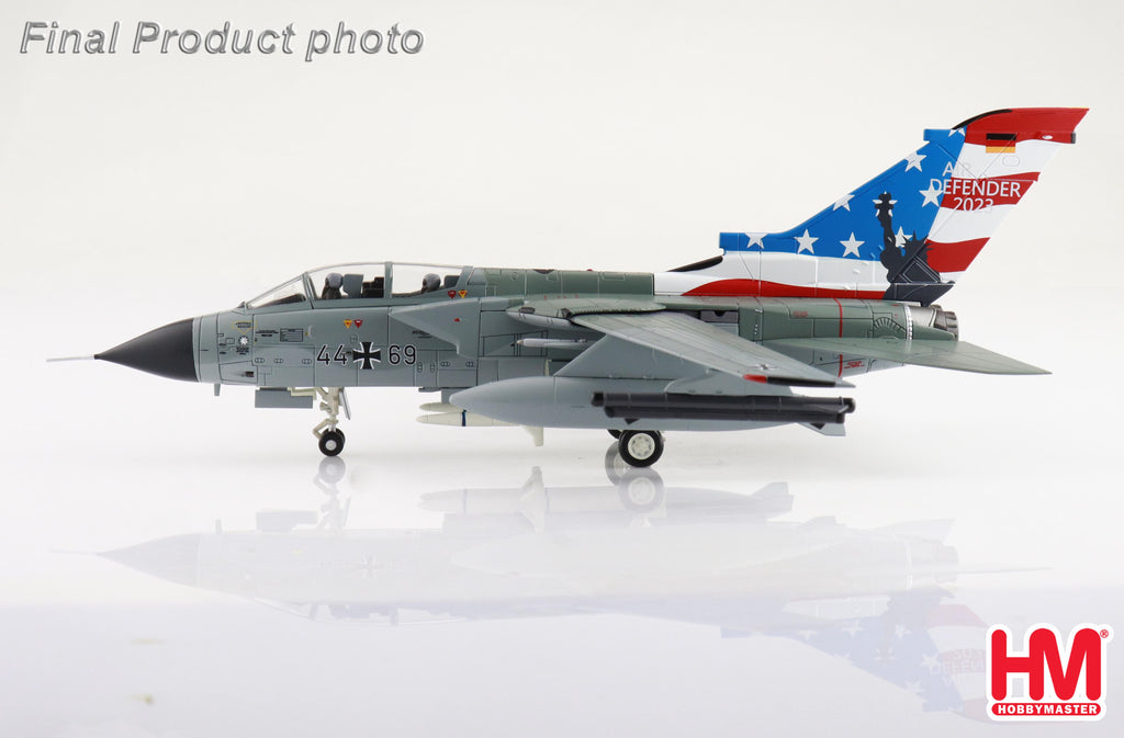 Panavia Tornado IDS - Air Defender 2023 44+69 TLG 51 Luftwaffe Schleswig Jagel AB Diecast 1:72 Scale Model - Hobby Master HA6722