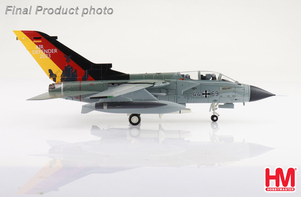 Panavia Tornado IDS - Air Defender 2023 44+69 TLG 51 Luftwaffe Schleswig Jagel AB Diecast 1:72 Scale Model - Hobby Master HA6722
