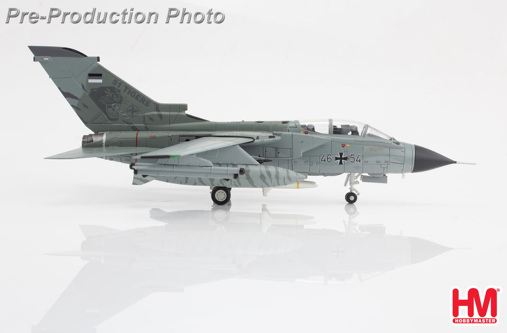 Panavia Tornado ECR 46+54, TLG-51 Schleswig-Jagel AB July 2017 Diecast 1:72 Scale Model - Hobby Master HA6725