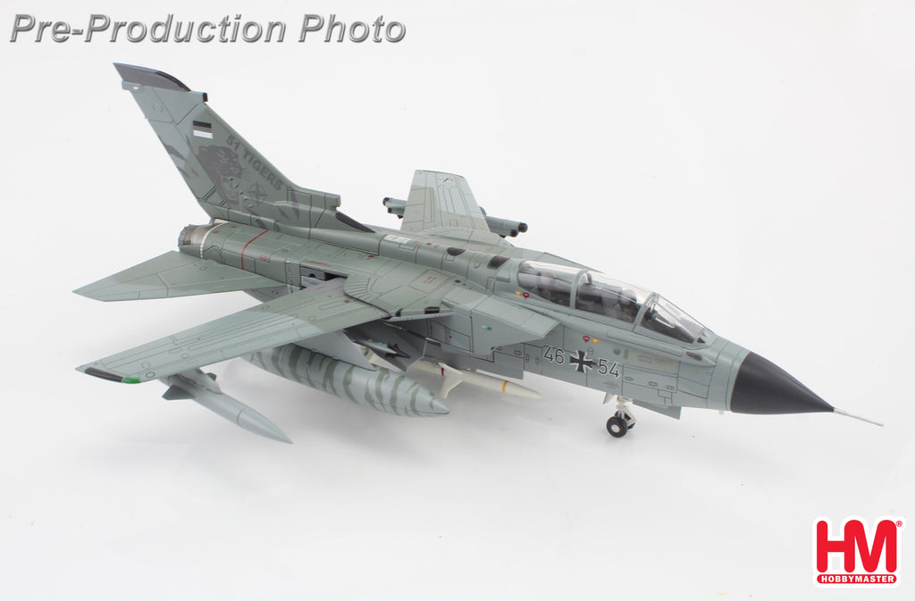 Panavia Tornado ECR 46+54, TLG-51 Schleswig-Jagel AB July 2017 Diecast 1:72 Scale Model - Hobby Master HA6725
