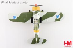 Brewster Model 239 - Buffalo (winter scheme) BW364, 3/LeLv 24, flown by WO Ilmari Juutilainen March 1942 Diecast 1:48 Scale Model - Hobby Master HA7014