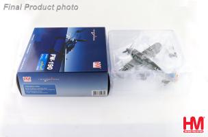 Focke-Wulf 190A-3 III/JG.2 Commander, Hptm. Hans Hahn, WWII Diecast 1:48 Scale Model - Hobby Master HA7430
