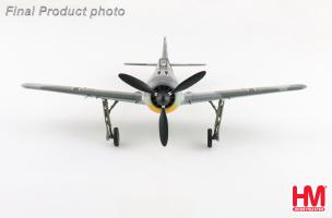 Focke-Wulf 190A-3 III/JG.2 Commander, Hptm. Hans Hahn, WWII Diecast 1:48 Scale Model - Hobby Master HA7430
