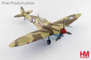 Supermarine Spitfire Mk.Vb Trop ER570, 4th FS, 52nd FG, MACAF August 1943 Diecast 1:48 Scale Model - Hobby Master HA7859