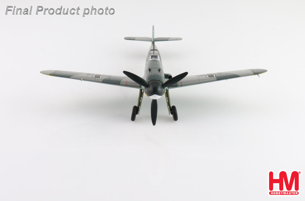 Messerschmitt BF 109F-2 (Cabo Mecanico Zaro) Black 7, 2 Escuadrilla Azulm Russia 1942 Diecast 1:48 Scale Model - Hobby Master HA8765