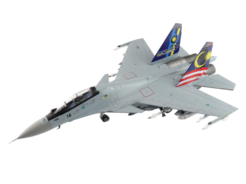 Sukhoi Su-30MKM M52-14 TUDM, LIMA 2013 Diecast 1:72 Scale Model - Hobby Master HA9508