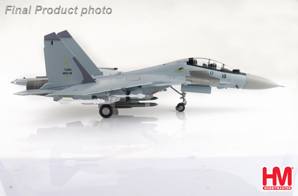 Sukhoi Su-30MKM M52-18 TUDM, LIMA 2019 Diecast 1:72 Scale Model - Hobby Master HA9509