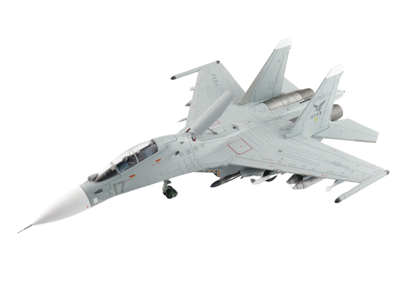 Sukhoi Su-30MK2 No.17 PLANAF 2022 (low visbility scheme) Diecast 1:72 Scale Model - Hobby Master HA9552