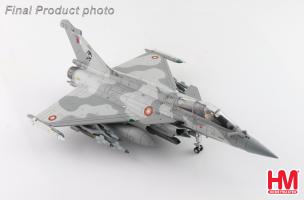 Dassault Aviation Rafale EQ QA210, Qatar Emiri Air Force 2019 Diecast 1:72 Scale Model - Hobby Master HA9612