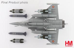 Dassault Aviation Rafale EQ QA210, Qatar Emiri Air Force 2019 Diecast 1:72 Scale Model - Hobby Master HA9612