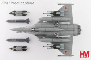Dassault Aviation Rafale DQ QA209, Qatar Emiri Air Force 2021 Diecast 1:72 Scale Model - Hobby Master HA9613
