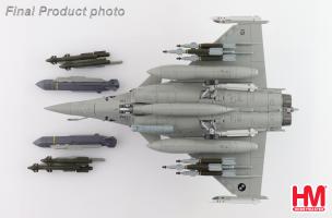 Dassault Aviation Rafale EC 151 Croatian Air Force France 2024 (w/6 x GBU-12, 6 x AASM Hammer 4 x MICA) Diecast 1:72 Scale Model - Hobby Master HA9614