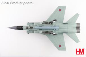 Mikoyan MIG-31K Foxhound D Bort 36, Russian Long Range Aviation Command, Russian Air Force (with KH-47 missile) Diecast 1:72 Scale Model - Hobby Master HA9705
