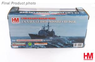USS Yorktown (CG-48) Ticonderoga Class Guided Missile Cruiser Diecast 1:700 Scale Model - Hobby Master HSP1004