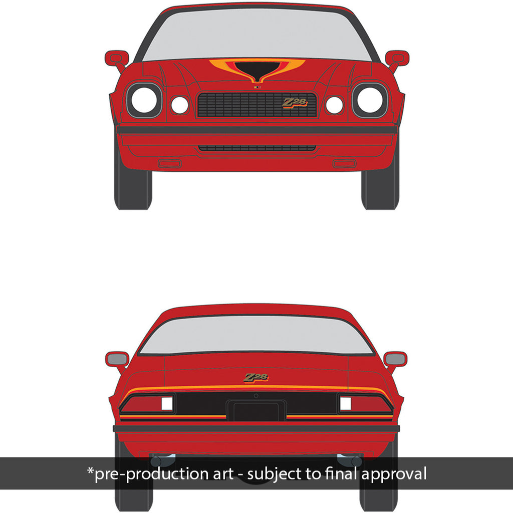 PRE-ORDER 1977 Chevrolet Camaro Z28 - Light Red Diecast 1:64 Scale Model - IXO America IA64010