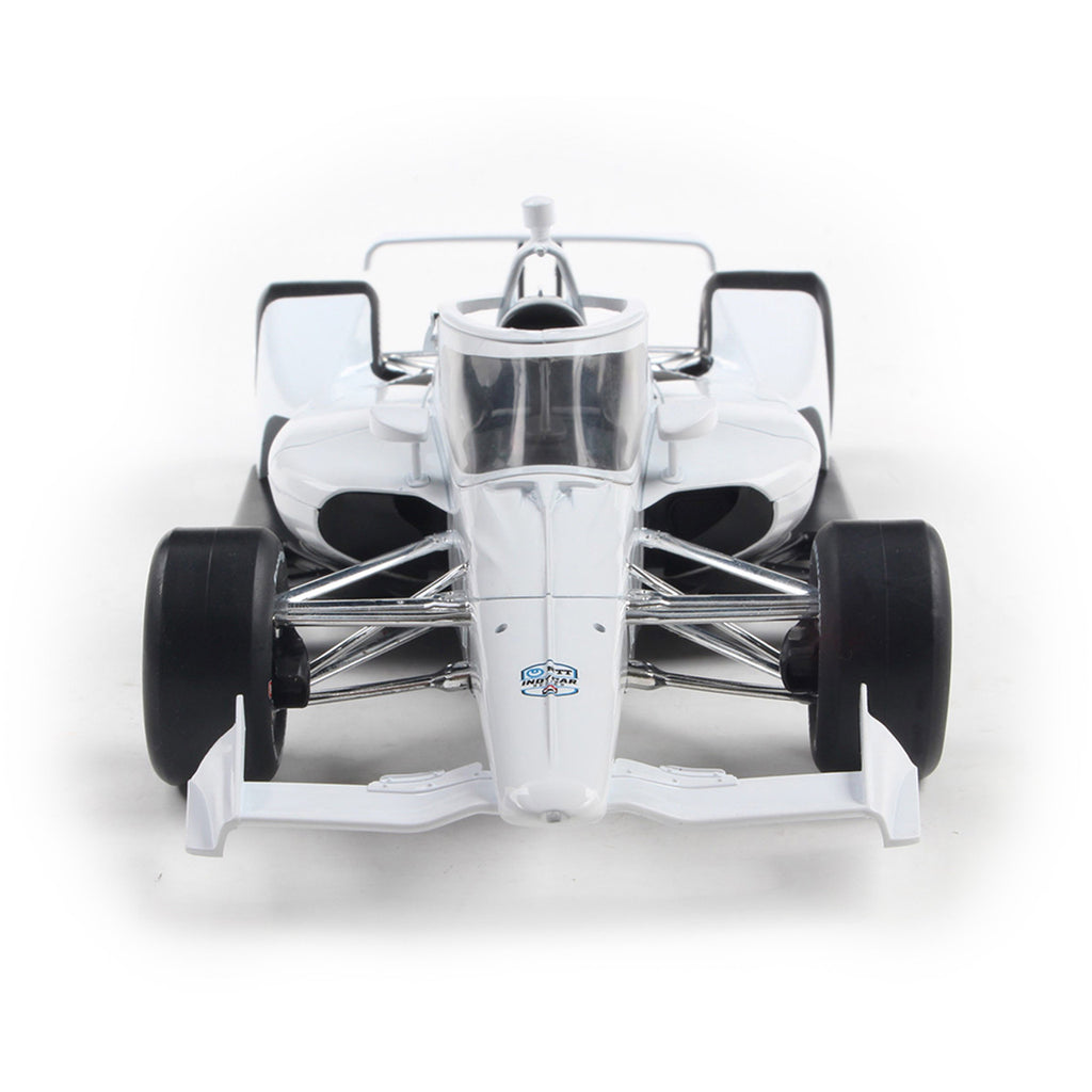 Blank White Autograph Car - Super Speedway Confirguration (2025 NTT INDYCAR Series) Diecast 1:18 Scale Model - IXO IND18002