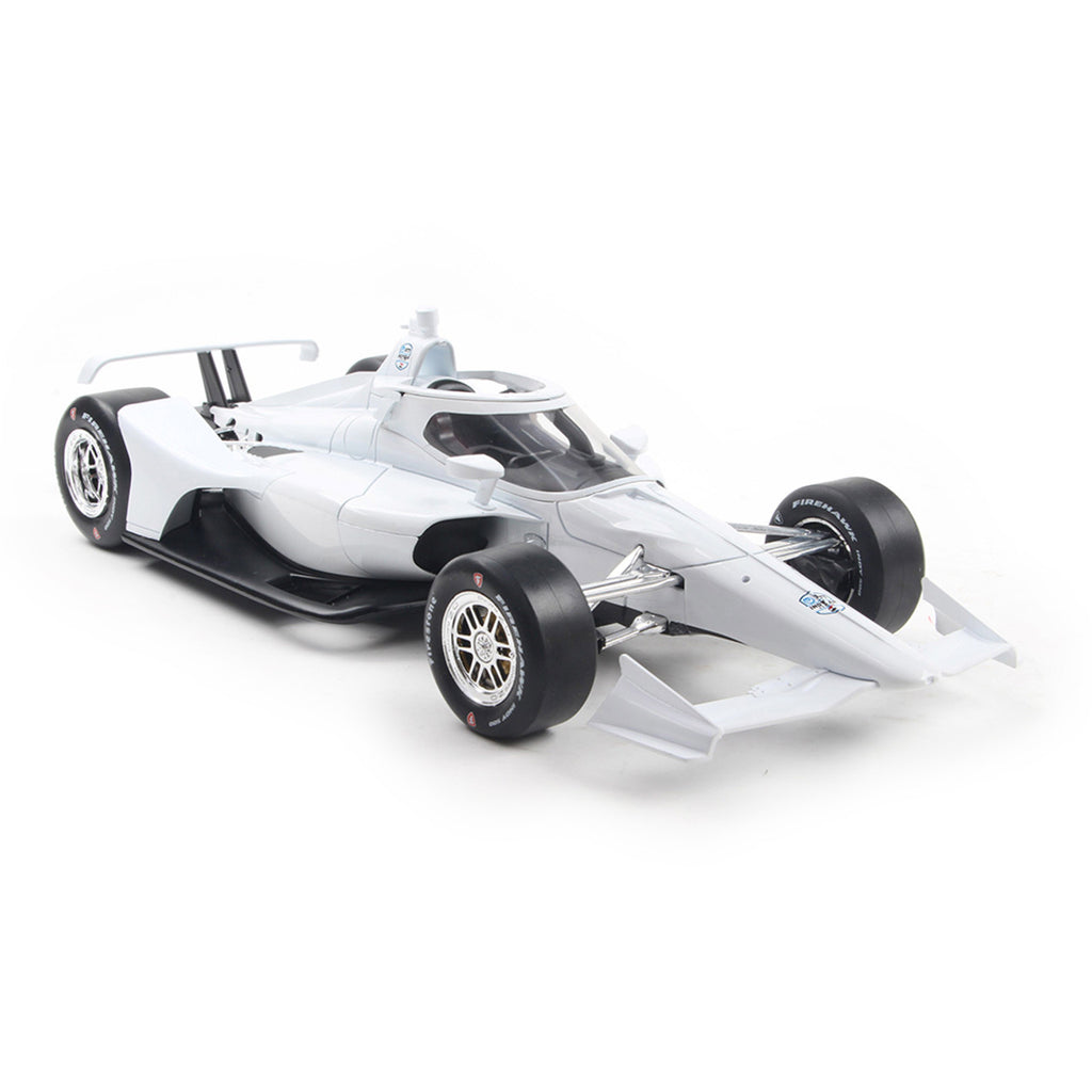 Blank White Autograph Car - Super Speedway Confirguration (2025 NTT INDYCAR Series) Diecast 1:18 Scale Model - IXO IND18002