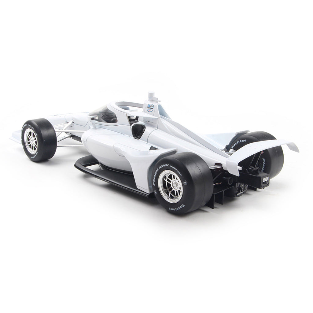 Blank White Autograph Car - Super Speedway Confirguration (2025 NTT INDYCAR Series) Diecast 1:18 Scale Model - IXO IND18002