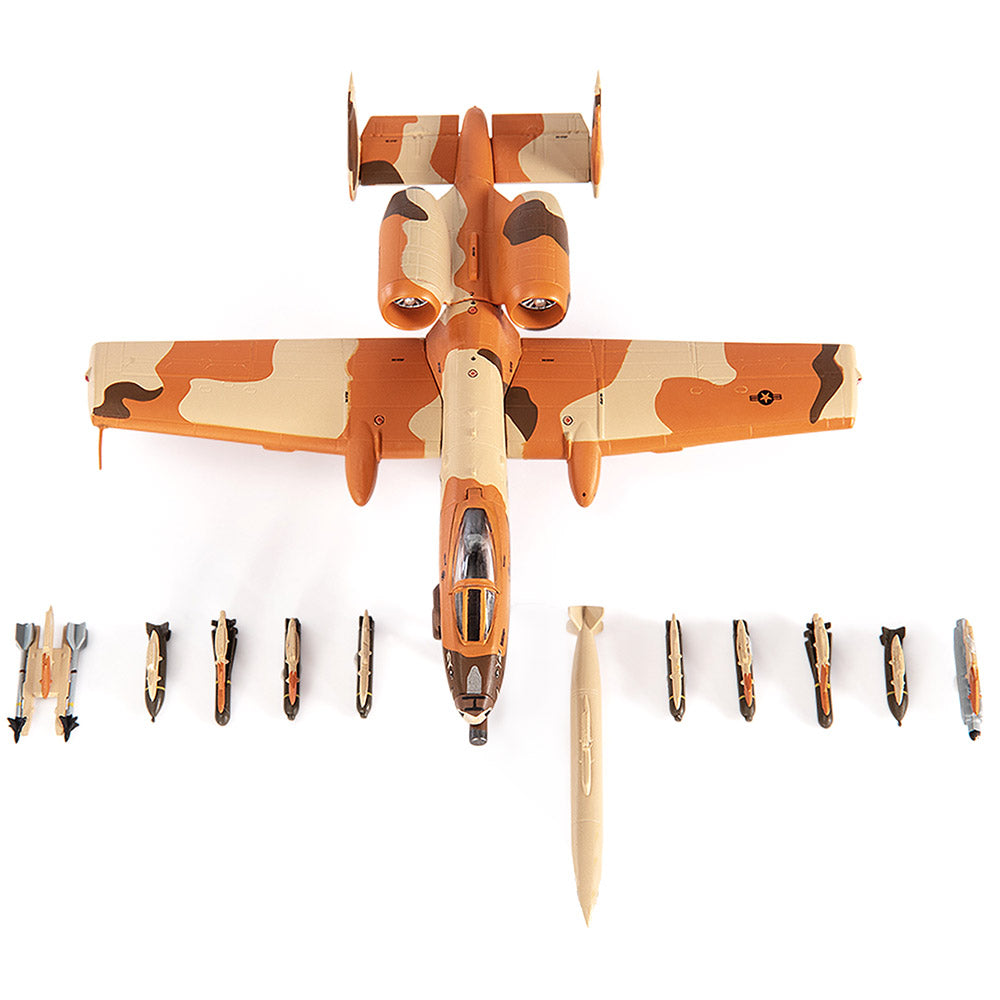 Fairchild Republic A-10 Thunderbolt II U.S. Air Force Operation Desert Storm Diecast 1:144 Scale Model - JC Wings JCW-144-A10-004