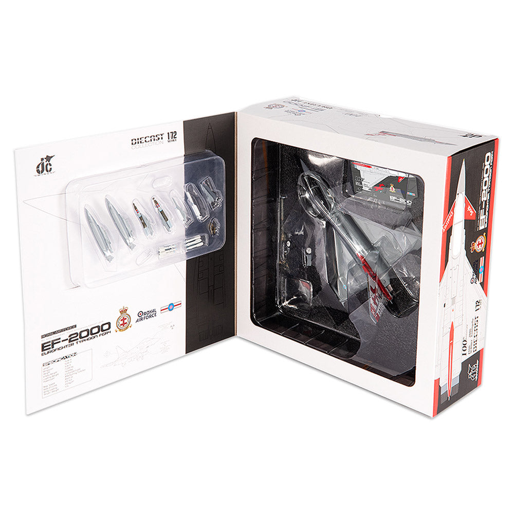 EuroFighter EF-2000 Typhoon FGR4 Royal Air Force No. 41(R) Squadron Diecast 1:72 Scale Model - JC Wings JCW-72-2000-010