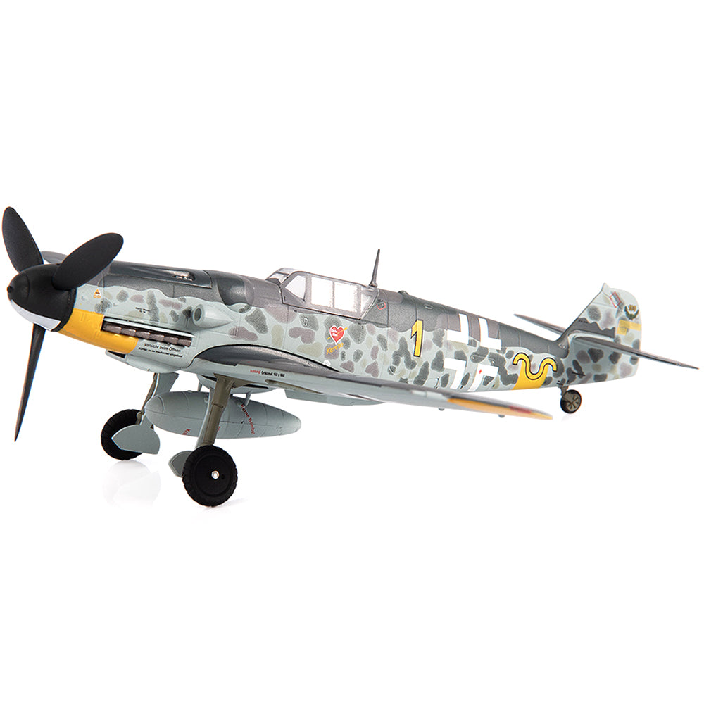 Messerschmitt BF 109G-6 Erich Hartmann Luftwaffe JG 52 Diecast 1:72 Scale Model - JC Wings JCW-72-BF109-001
