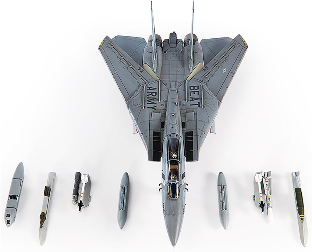 Grumman F-14D Tomcat Fighter Aircraft VF-2 Bounty Hunters NE106 (2002) United States Navy Diecast 1:72 Scale Model - JC Wings JCW-72-F14-009