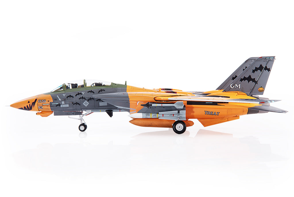 Grumman F-14D Tomcat Ace Combat - Pumpkin Face Diecast 1:72 Scale Model - JC Wings JCW-72-F14-011