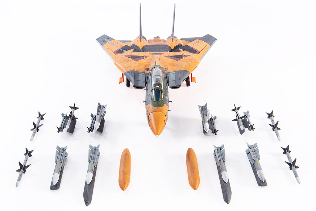 Grumman F-14D Tomcat Ace Combat - Pumpkin Face Diecast 1:72 Scale Model - JC Wings JCW-72-F14-011