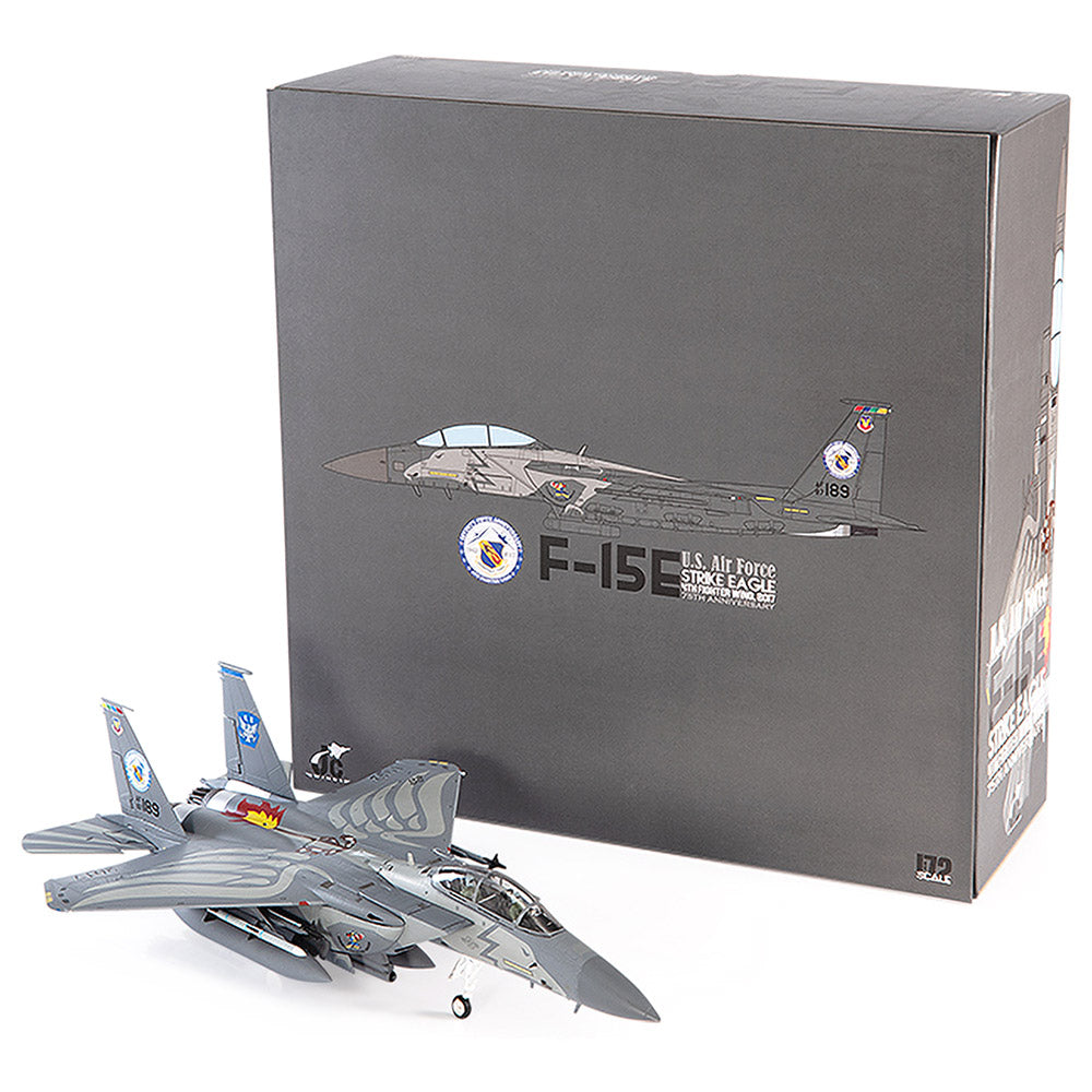 McDonnell Douglas F-15E Strike Eagle U.S. Air Force - 4th Fighter Wing Diecast 1:72 Scale Model - JC Wings JCW-72-F15-014