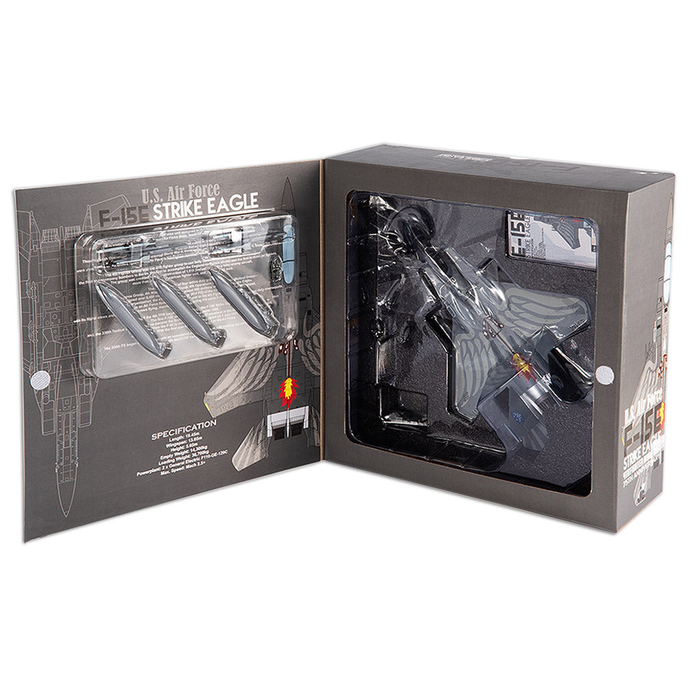 McDonnell Douglas F-15E Strike Eagle U.S. Air Force - 4th Fighter Wing Diecast 1:72 Scale Model - JC Wings JCW-72-F15-014