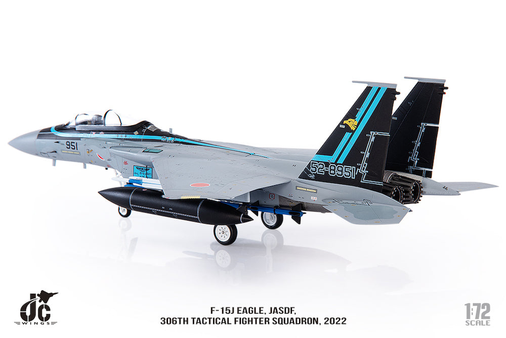 Mitsubishi F-15J Eagle JASDF - 306th Tactical Fighter Squadron Diecast 1:72 Scale Model - JC Wings JCW-72-F15-022