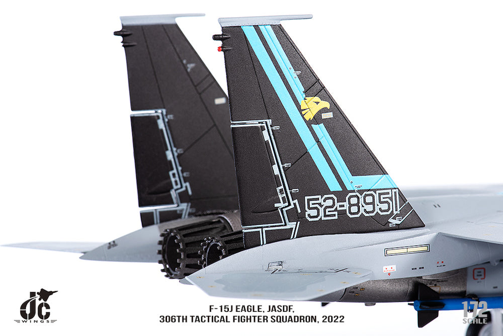 Mitsubishi F-15J Eagle JASDF - 306th Tactical Fighter Squadron Diecast 1:72 Scale Model - JC Wings JCW-72-F15-022
